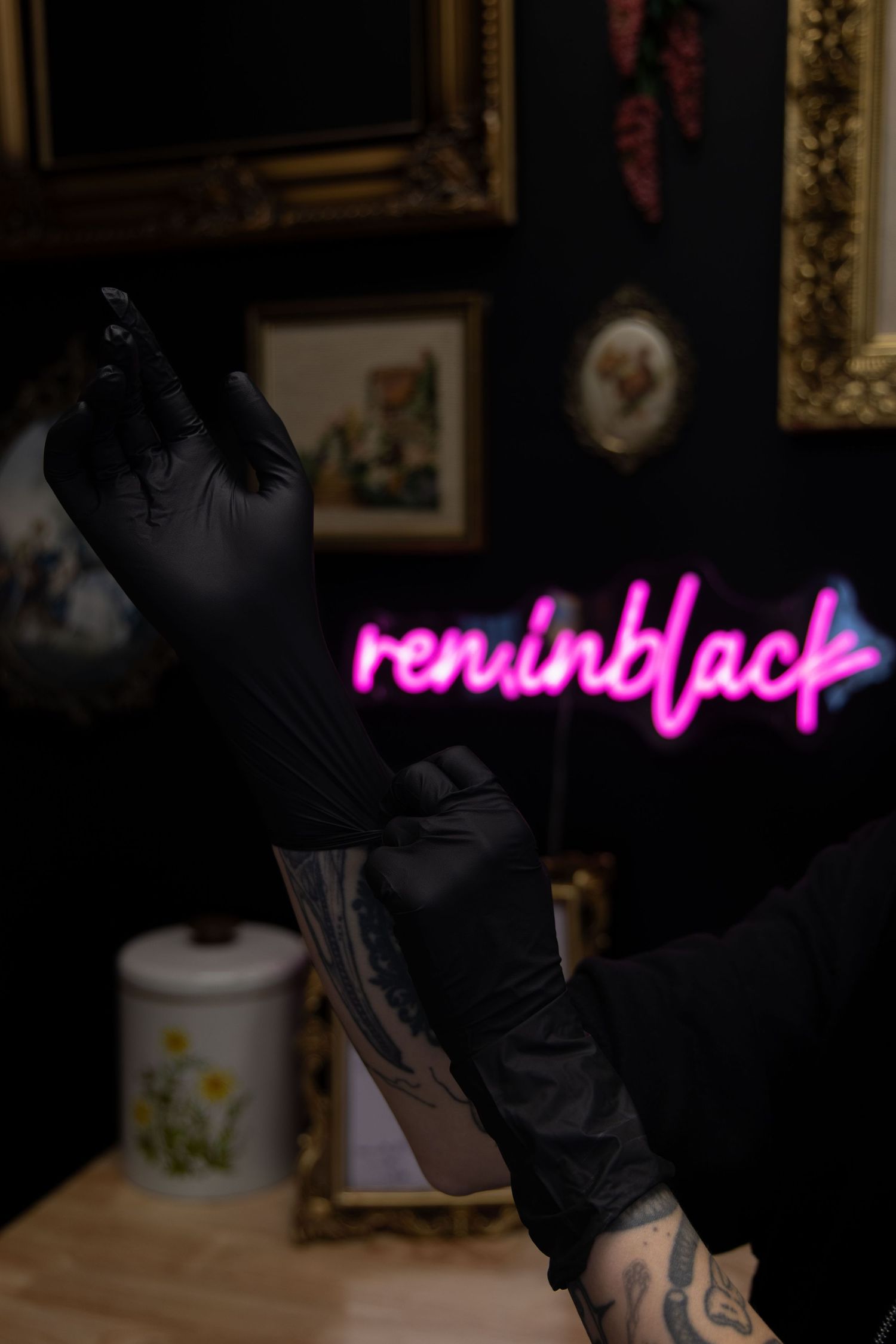 Tattoo Artist branding photography
