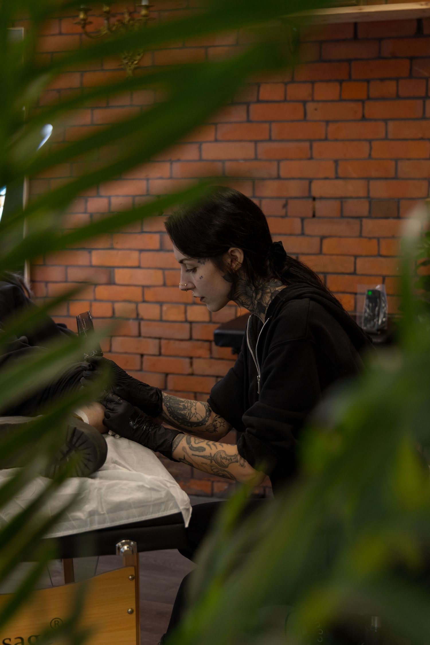 Ren Abate (Ren In Black) Tattooer Branding Photography in Sudbury, Ontario