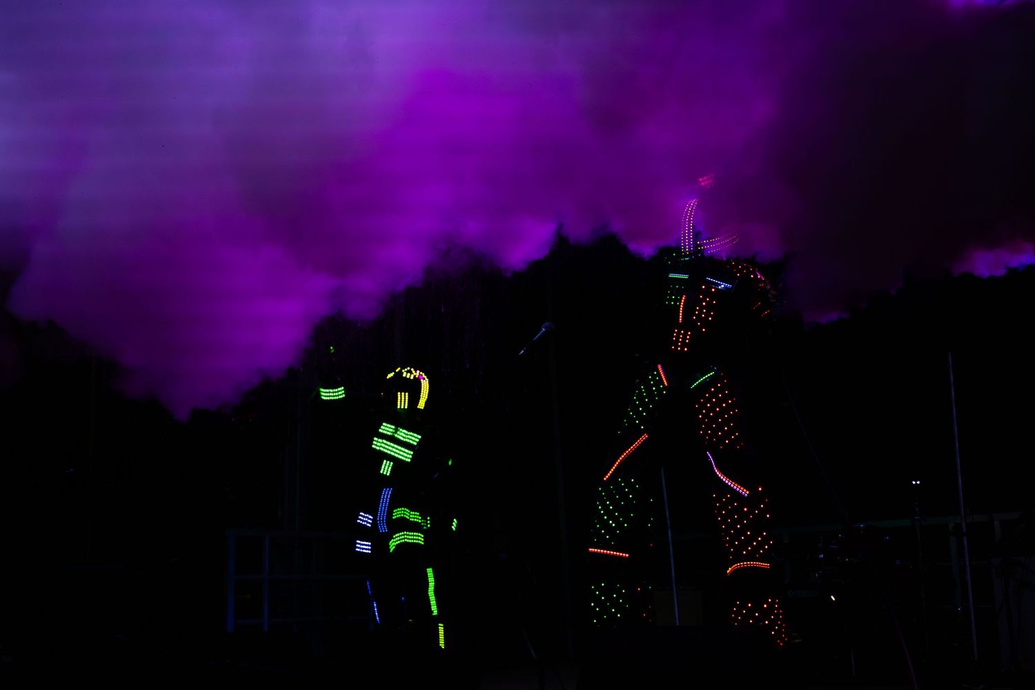 LED Robot Show at Sauble Beach Party