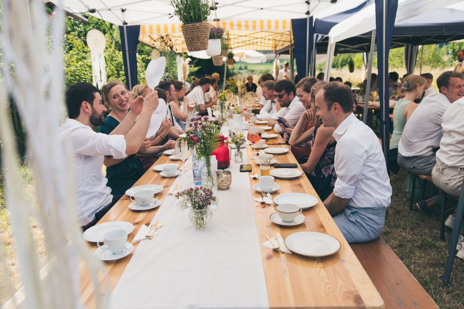 gedeckte Tafel