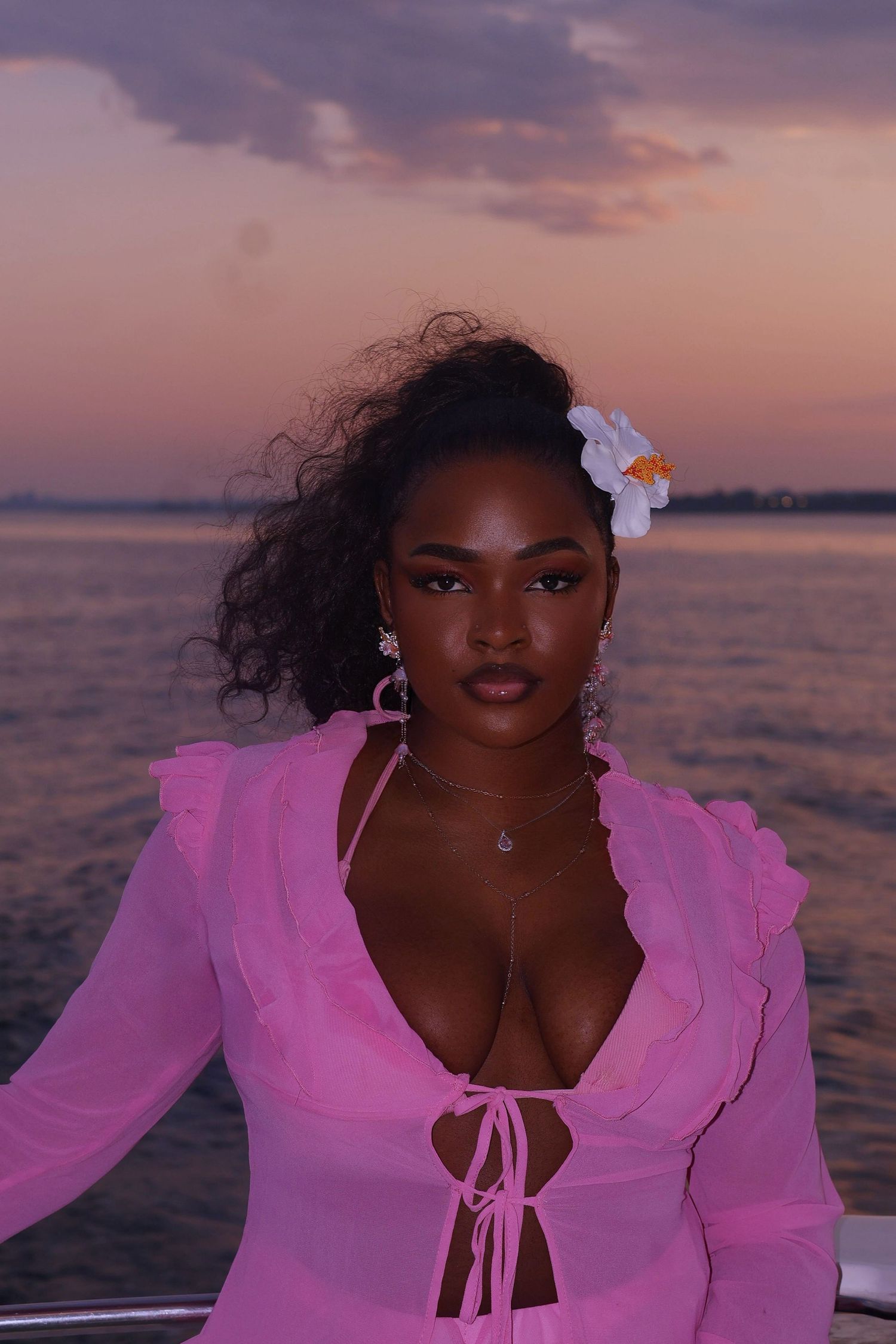 lady in pink