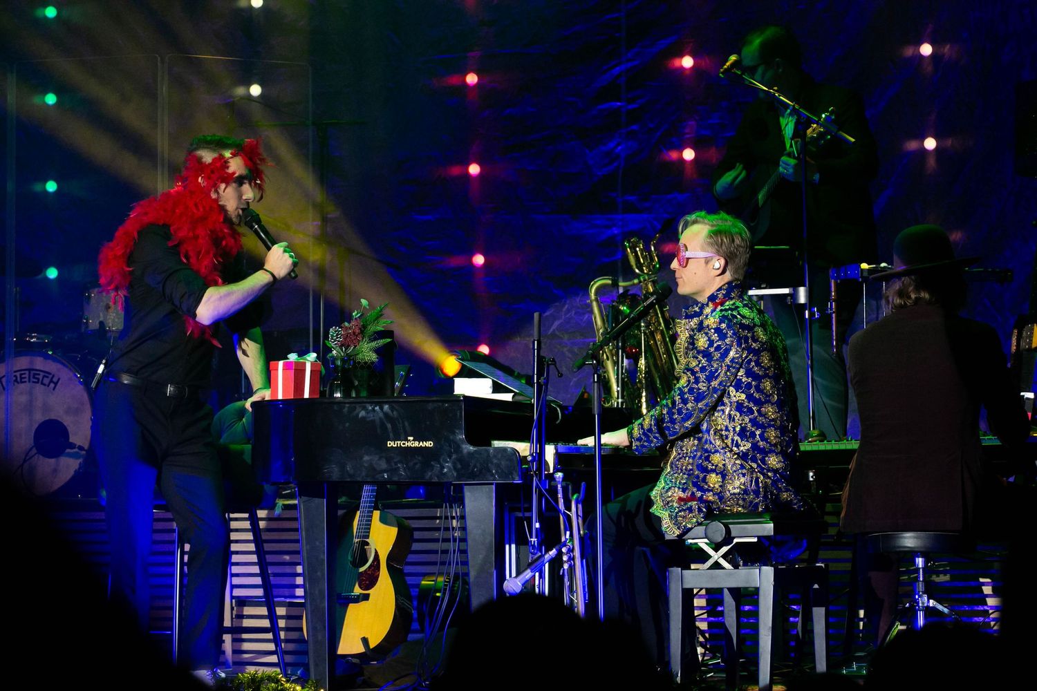 Christmas Night i Karlstad med Bruno Mitsogiannis, Wiktoria, Andreas Weise och Nike Sellmar. Fotograf Rebecca Nordin.
