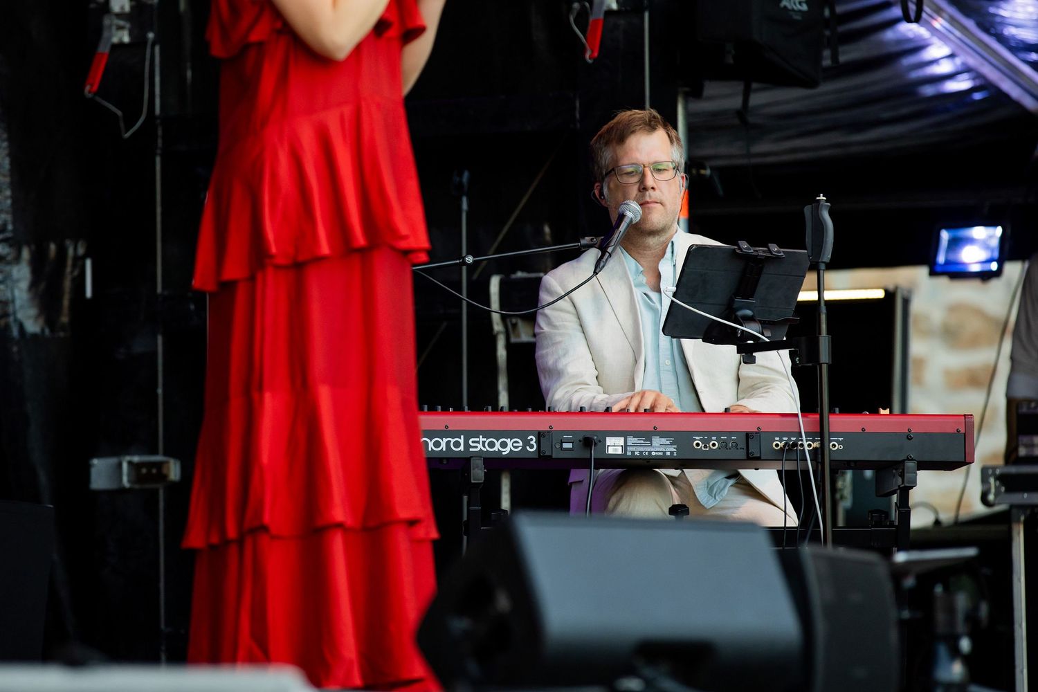 Musikalkväll med Peter Johansson och Emmi Christensson i Vadstena slott. sångkollektivet. Fotograf Rebecca Nordin.