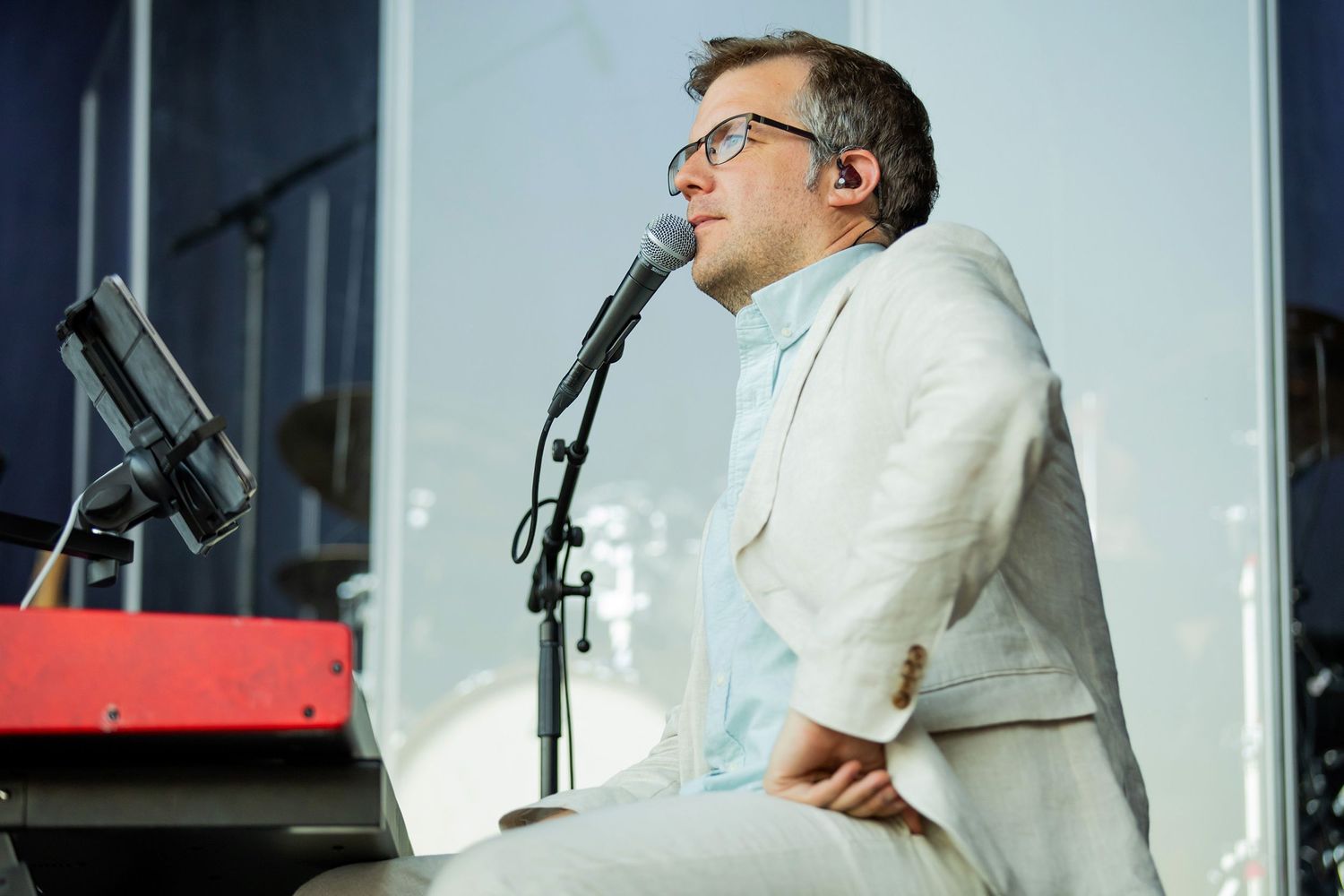 Musikalkväll med Peter Johansson och Emmi Christensson i Vadstena slott. sångkollektivet. Fotograf Rebecca Nordin. Nippe Ankarblom.