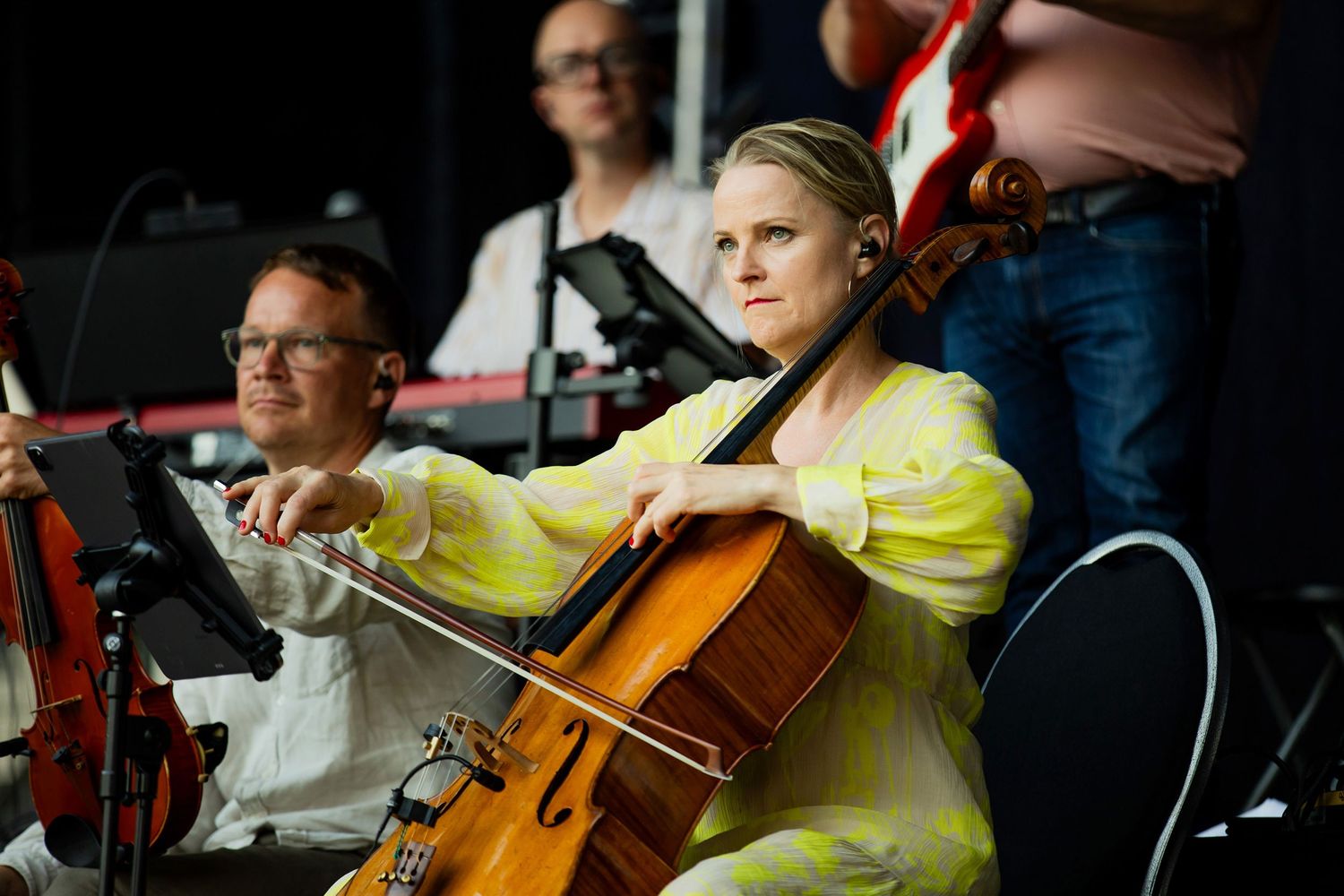 Musikalkväll med Peter Johansson och Emmi Christensson i Vadstena slott. sångkollektivet. Fotograf Rebecca Nordin.