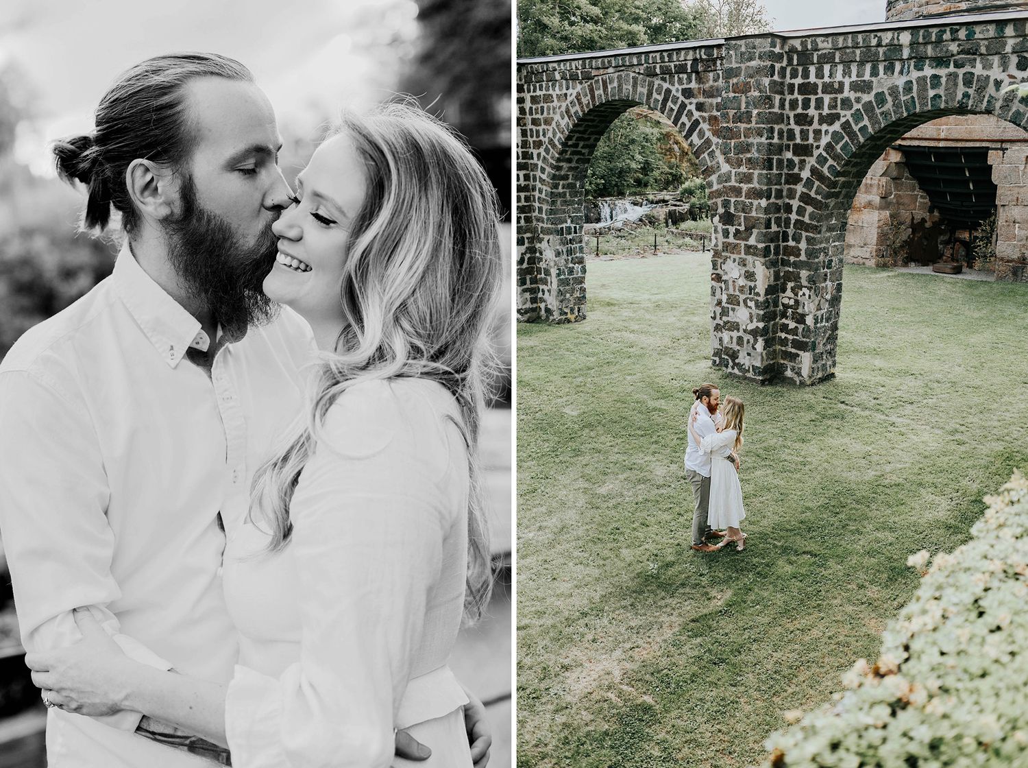 Kärleksfotografering i Borgvik med Julia och Martin. Borgvik utanför Karlstad. fotograf Rebecca Nordin.