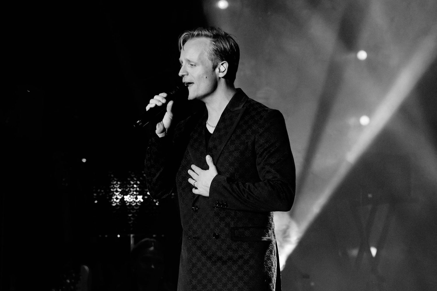 Christmas Night i Karlstad med Bruno Mitsogiannis, Wiktoria, Andreas Weise och Nike Sellmar. Fotograf Rebecca Nordin.