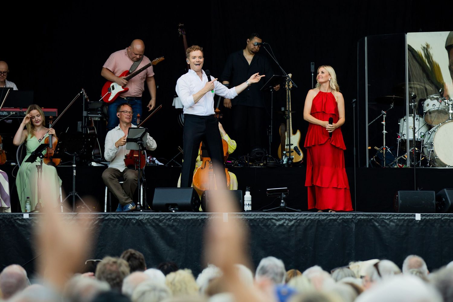 Musikalkväll med Peter Johansson och Emmi Christensson i Vadstena slott. sångkollektivet. Fotograf Rebecca Nordin.