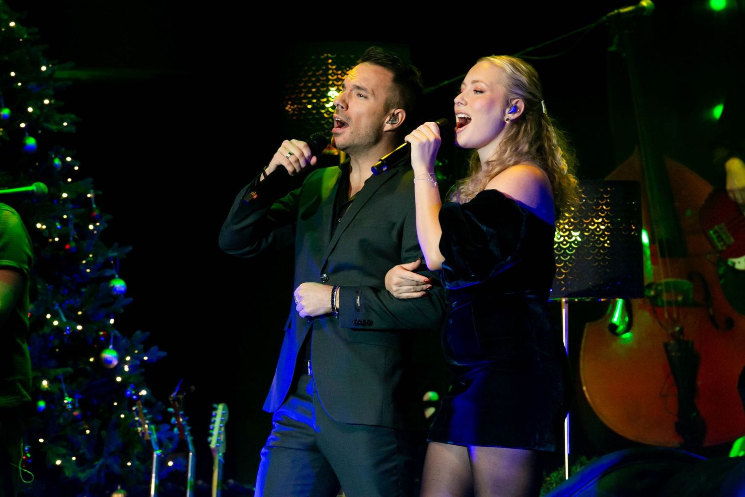 Christmas Night i Karlstad med Bruno Mitsogiannis, Wiktoria, Andreas Weise och Nike Sellmar. Fotograf Rebecca Nordin. Christmas Night i Karl