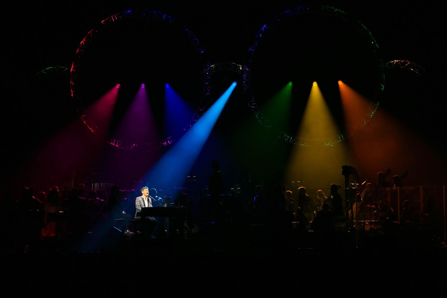 Celebrating the music of Elton John med Peter Johansson och Norrköping symfoniorkester. Fotograf Rebecca Nordin. Linköping. SAAB arena.