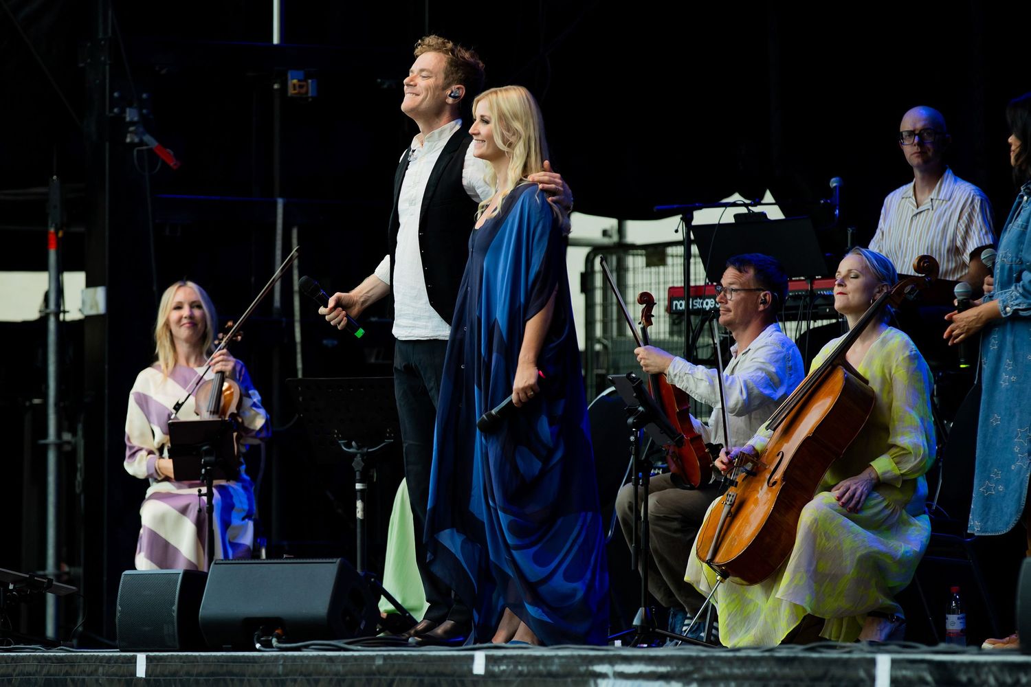 Musikalkväll med Peter Johansson och Emmi Christensson i Vadstena slott. sångkollektivet. Fotograf Rebecca Nordin.