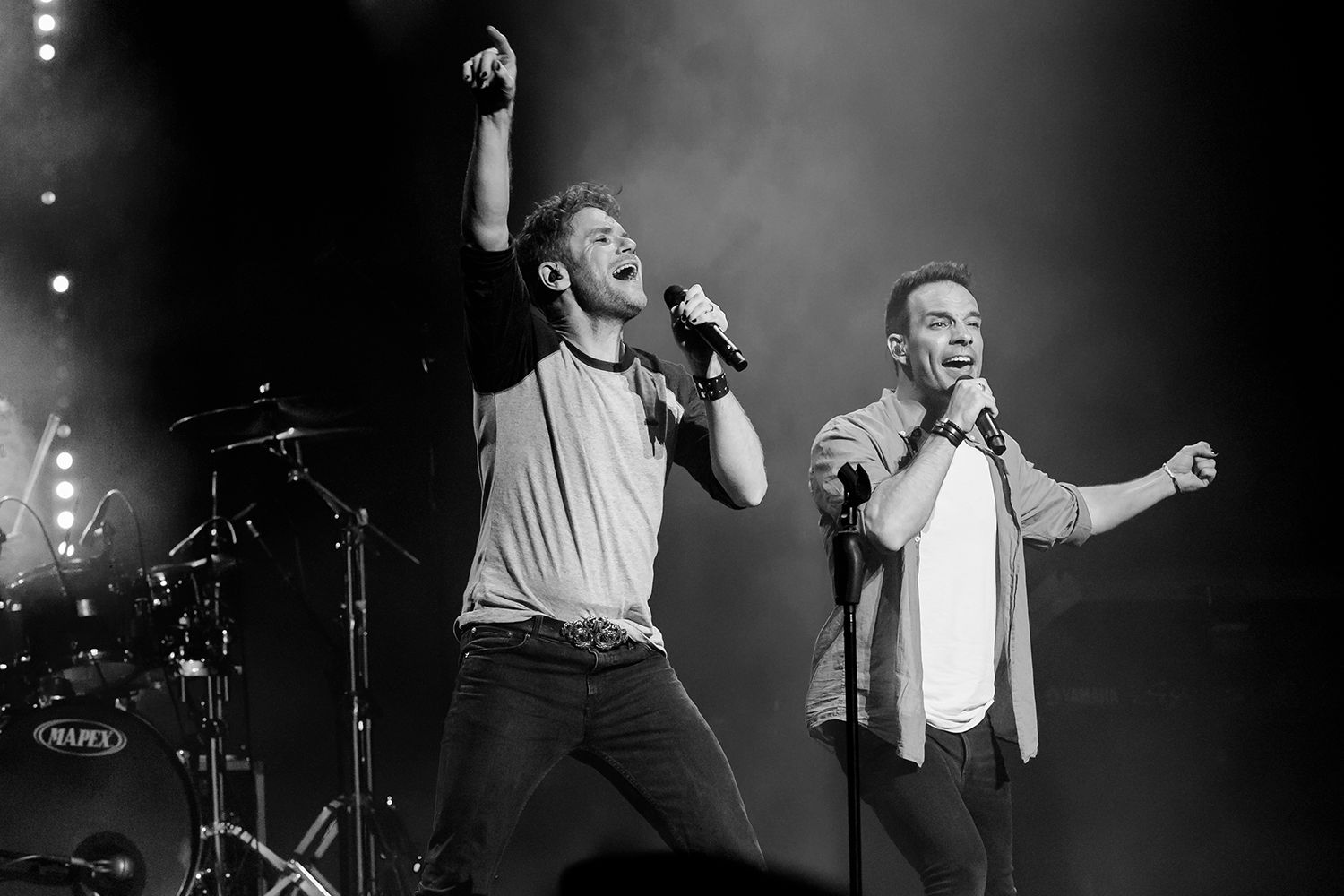 Peter Johansson och Bruno Mitsogiannis i Linköping. Fotograf Rebecca Nordin.