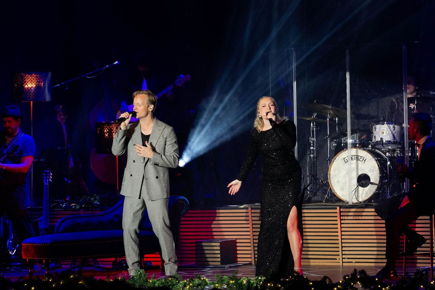 Christmas Night i Karlstad med Bruno Mitsogiannis, Wiktoria, Andreas Weise och Nike Sellmar. Fotograf Rebecca Nordin.