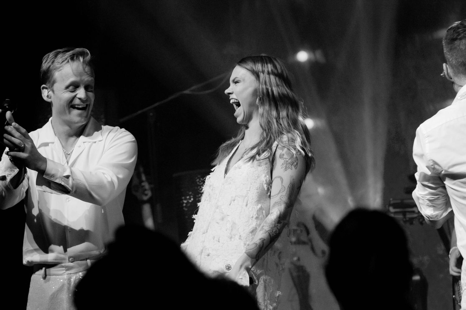 Christmas Night i Karlstad med Bruno Mitsogiannis, Wiktoria, Andreas Weise och Nike Sellmar. Fotograf Rebecca Nordin.
