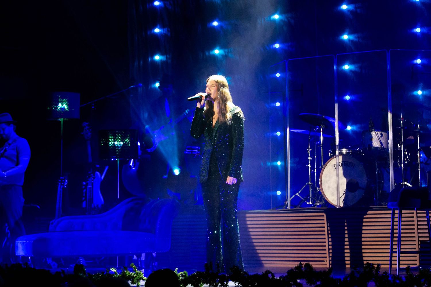 Christmas Night i Karlstad med Bruno Mitsogiannis, Wiktoria, Andreas Weise och Nike Sellmar. Fotograf Rebecca Nordin.