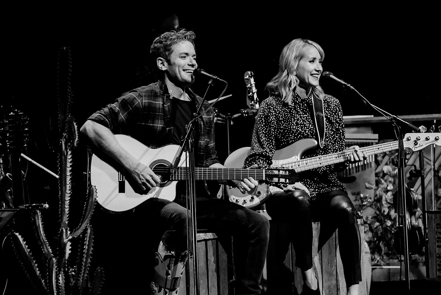 Peter, Bruno, Matilda och Petra Unplugged 2019. Fotograf Rebecca Nordin.