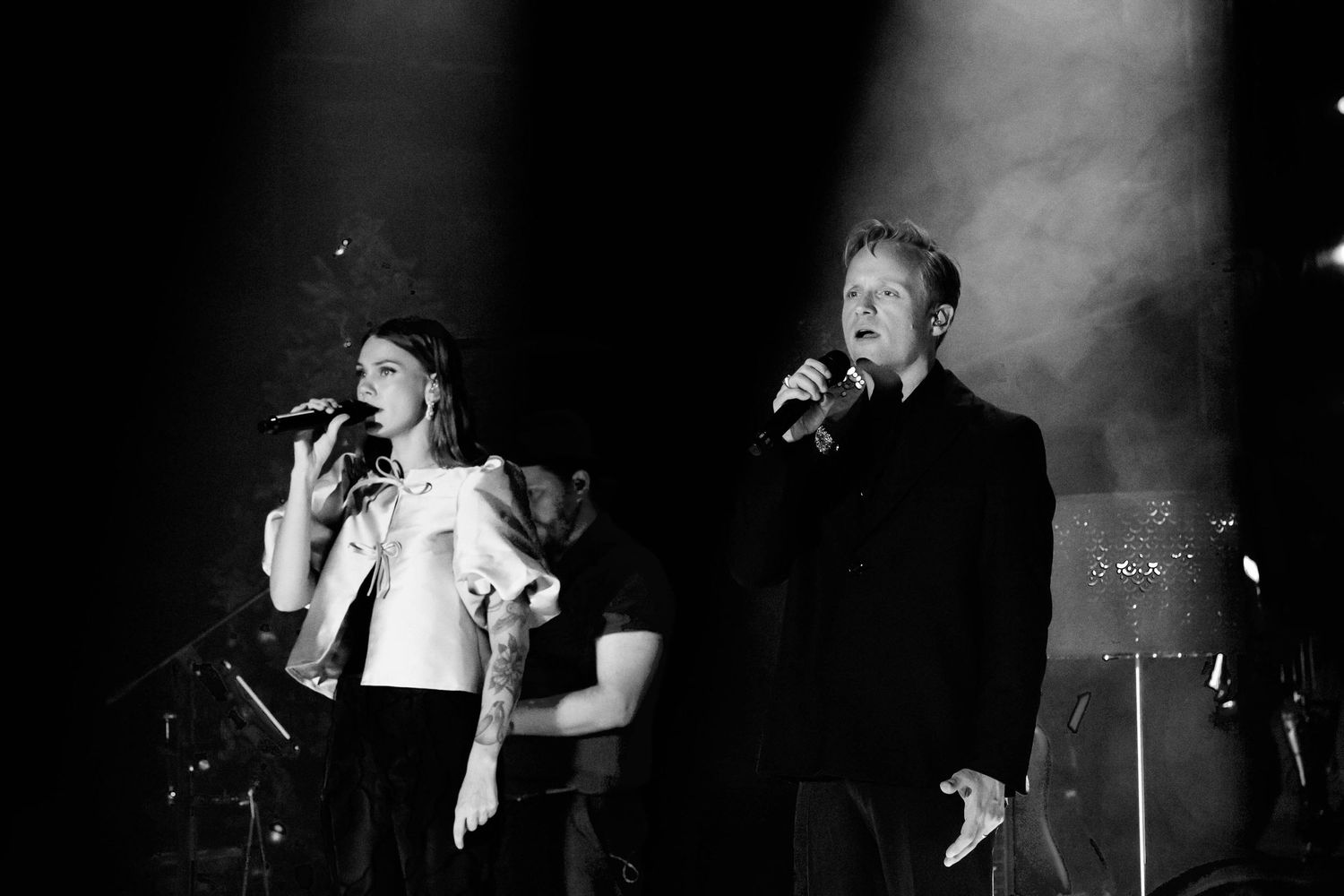 Christmas Night i Karlstad med Bruno Mitsogiannis, Wiktoria, Andreas Weise och Nike Sellmar. Fotograf Rebecca Nordin.