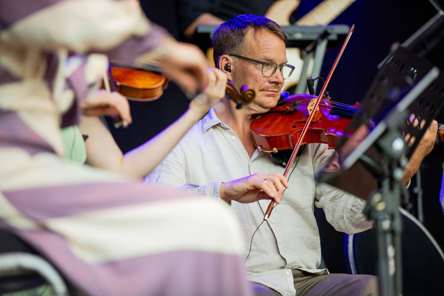 Musikalkväll med Peter Johansson och Emmi Christensson i Vadstena slott. sångkollektivet. Fotograf Rebecca Nordin.