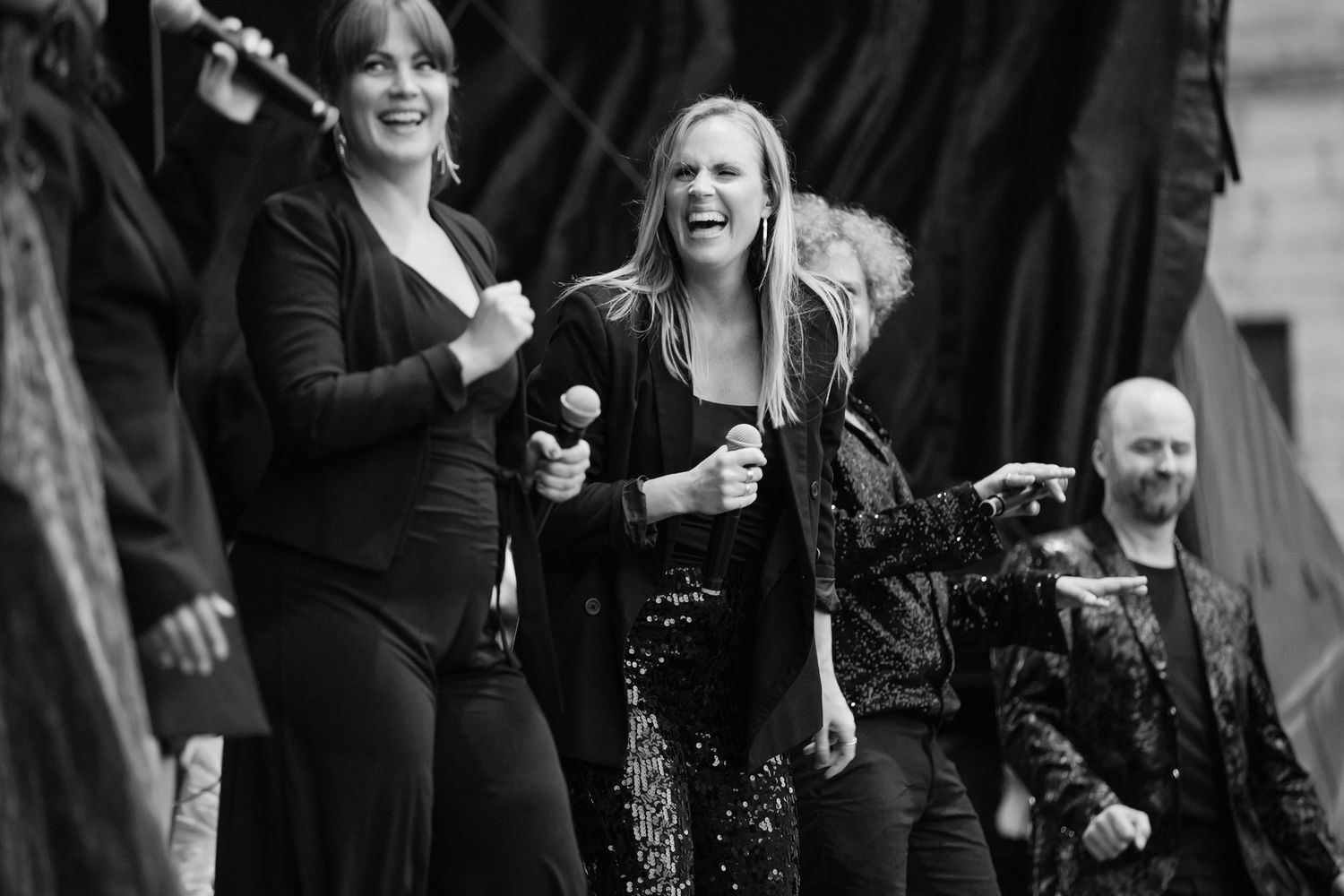 Musikalkväll med Peter Johansson och Emmi Christensson i Vadstena slott. sångkollektivet. Fotograf Rebecca Nordin.