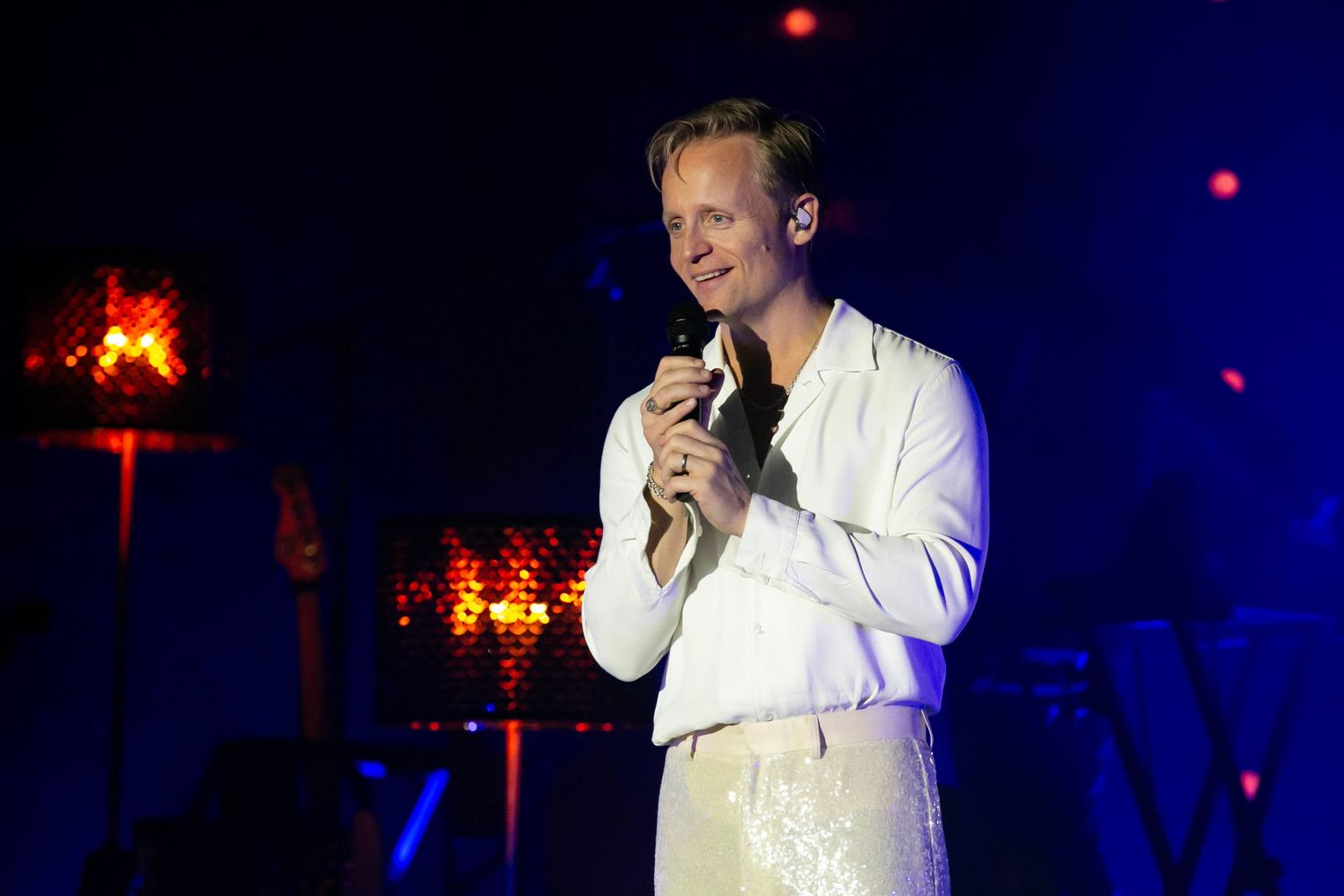 Christmas Night i Karlstad med Bruno Mitsogiannis, Wiktoria, Andreas Weise och Nike Sellmar. Fotograf Rebecca Nordin.