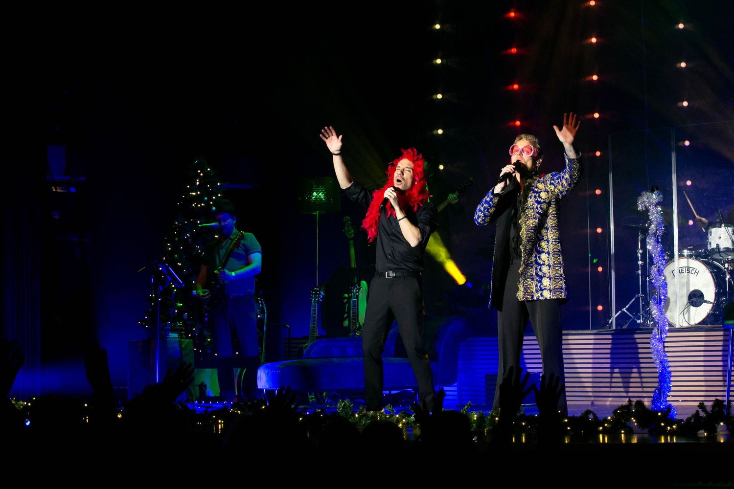 Christmas Night i Karlstad med Bruno Mitsogiannis, Wiktoria, Andreas Weise och Nike Sellmar. Fotograf Rebecca Nordin.