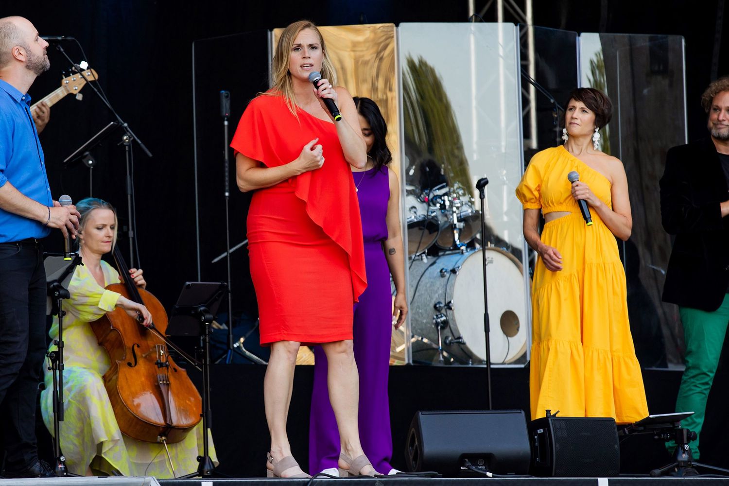 Musikalkväll med Peter Johansson och Emmi Christensson i Vadstena slott. sångkollektivet. Fotograf Rebecca Nordin.