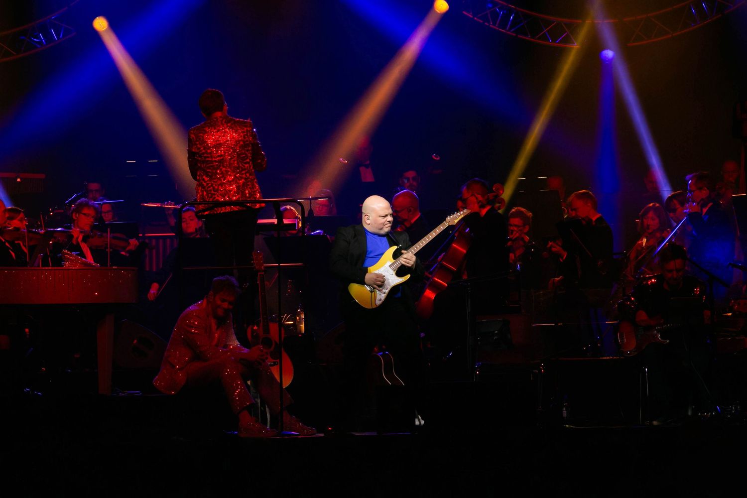 Celebrating the music of Elton John med Peter Johansson och Norrköping symfoniorkester. Fotograf Rebecca Nordin. Linköping. SAAB arena.