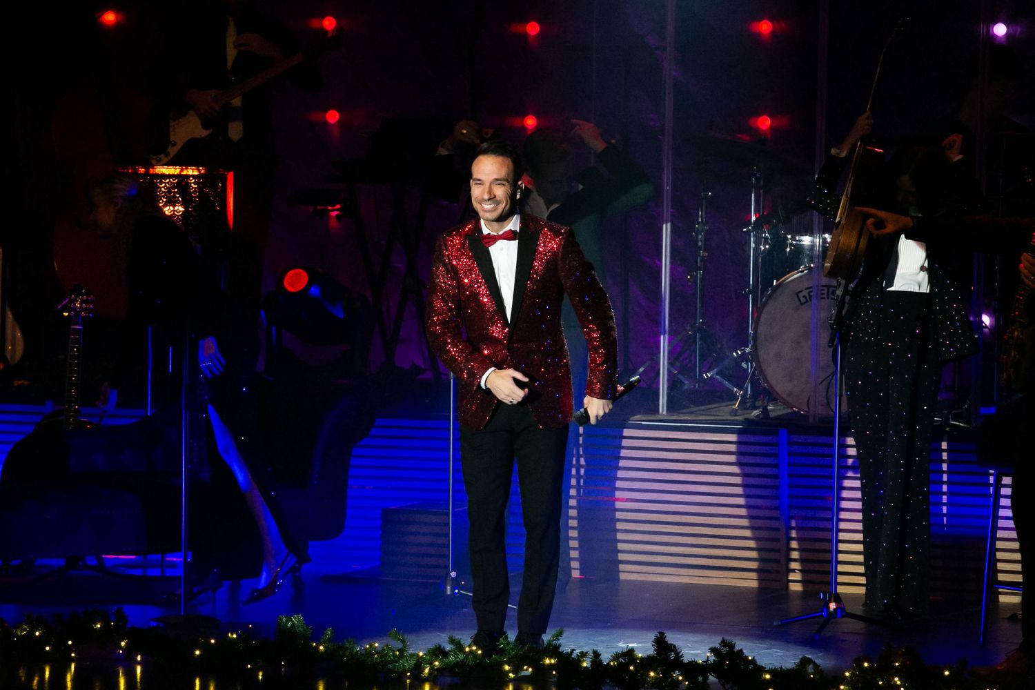 Christmas Night i Karlstad med Bruno Mitsogiannis, Wiktoria, Andreas Weise och Nike Sellmar. Fotograf Rebecca Nordin.