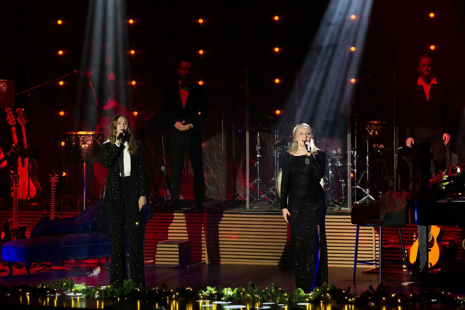 Christmas Night i Karlstad med Bruno Mitsogiannis, Wiktoria, Andreas Weise och Nike Sellmar. Fotograf Rebecca Nordin.
