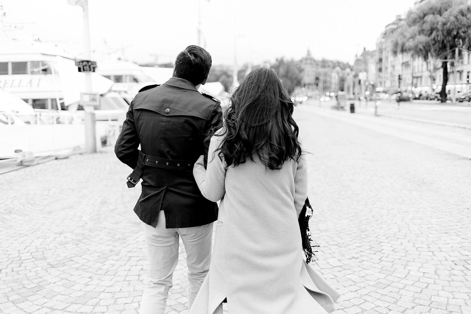 Parfotografering i Gamla stan och skeppsholmsbron i Stockholm. Fotograf Rebecca Nordin. Östermalm.