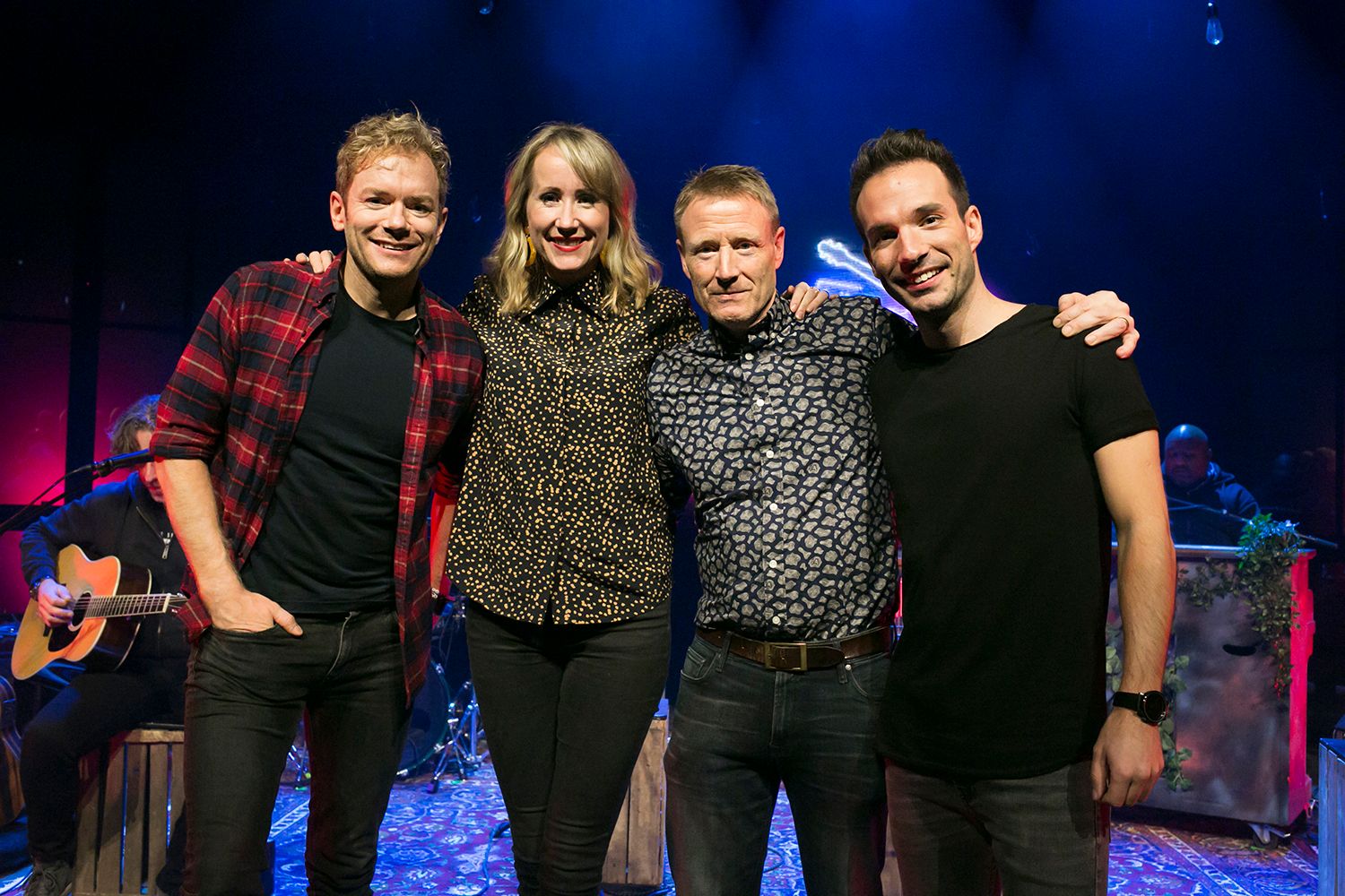 Peter, Bruno, Matilda och Petra Unplugged 2019. Fotograf Rebecca Nordin.