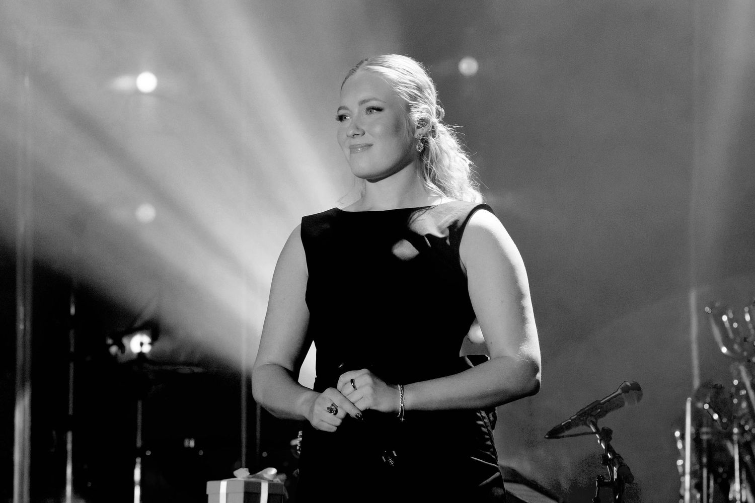 Christmas Night i Karlstad med Bruno Mitsogiannis, Wiktoria, Andreas Weise och Nike Sellmar. Fotograf Rebecca Nordin.