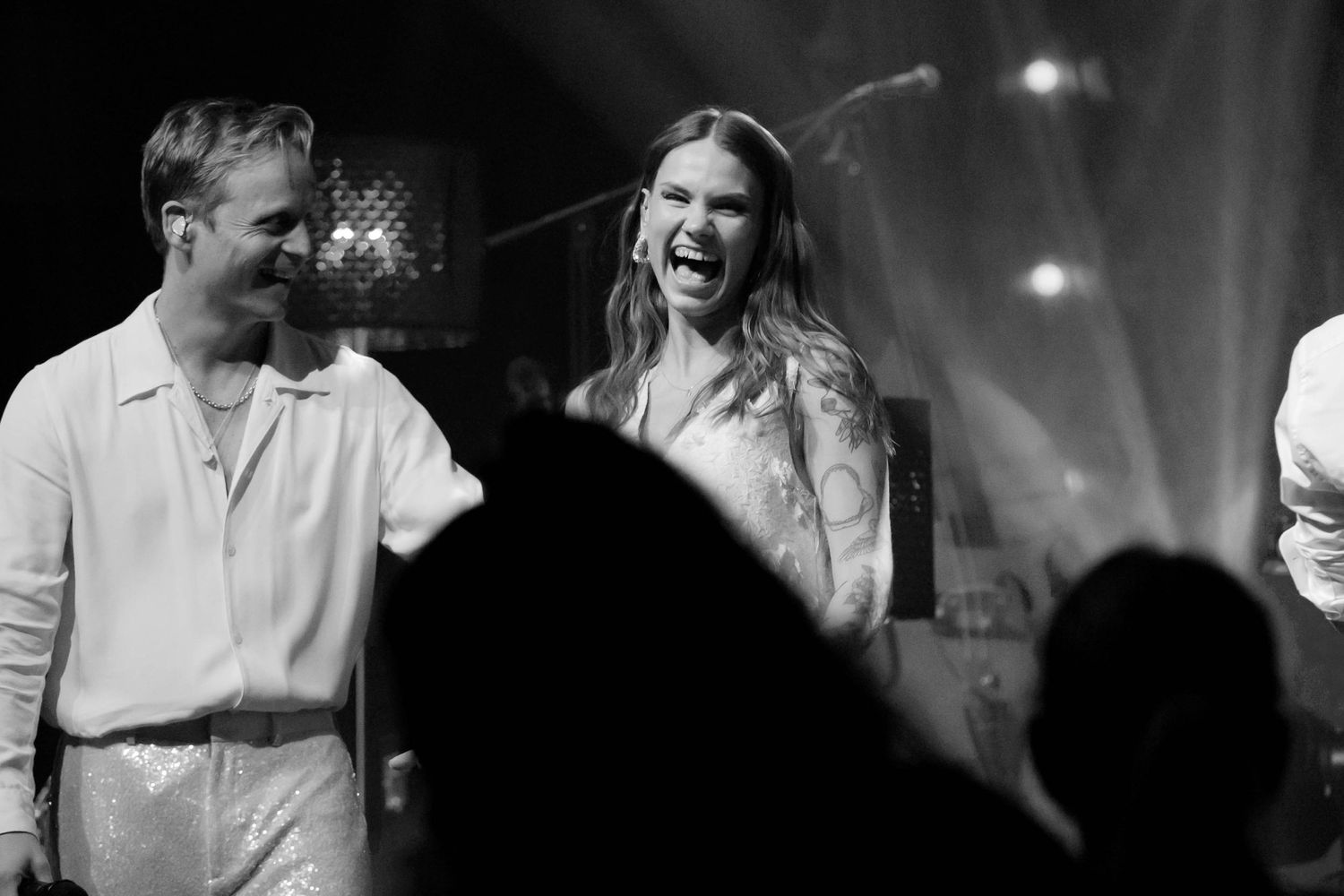 Christmas Night i Karlstad med Bruno Mitsogiannis, Wiktoria, Andreas Weise och Nike Sellmar. Fotograf Rebecca Nordin.