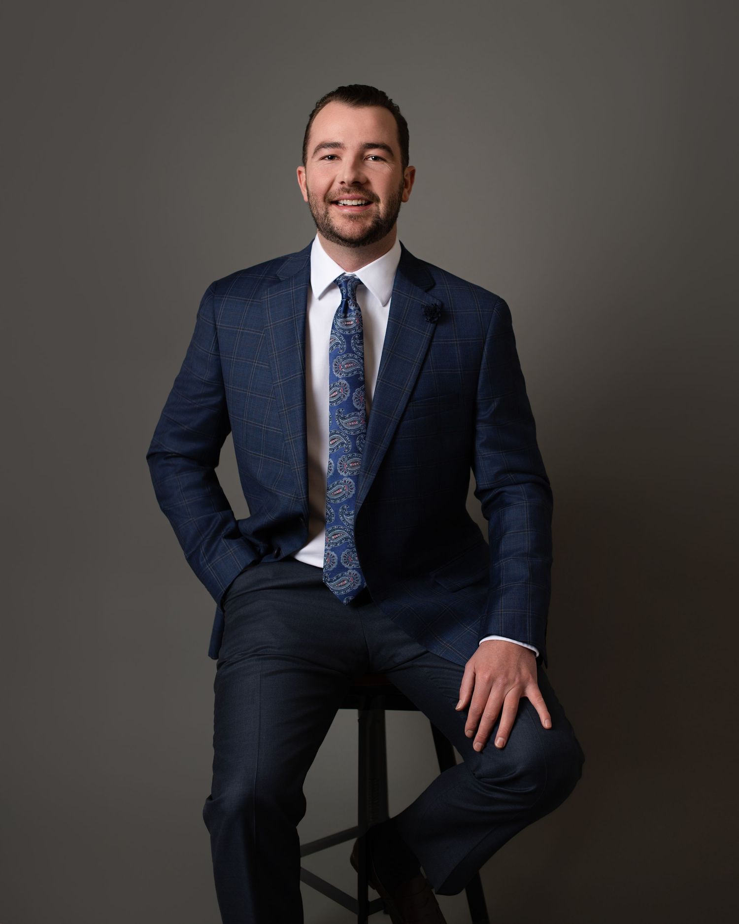 Modern headshot for men in Seattle studio