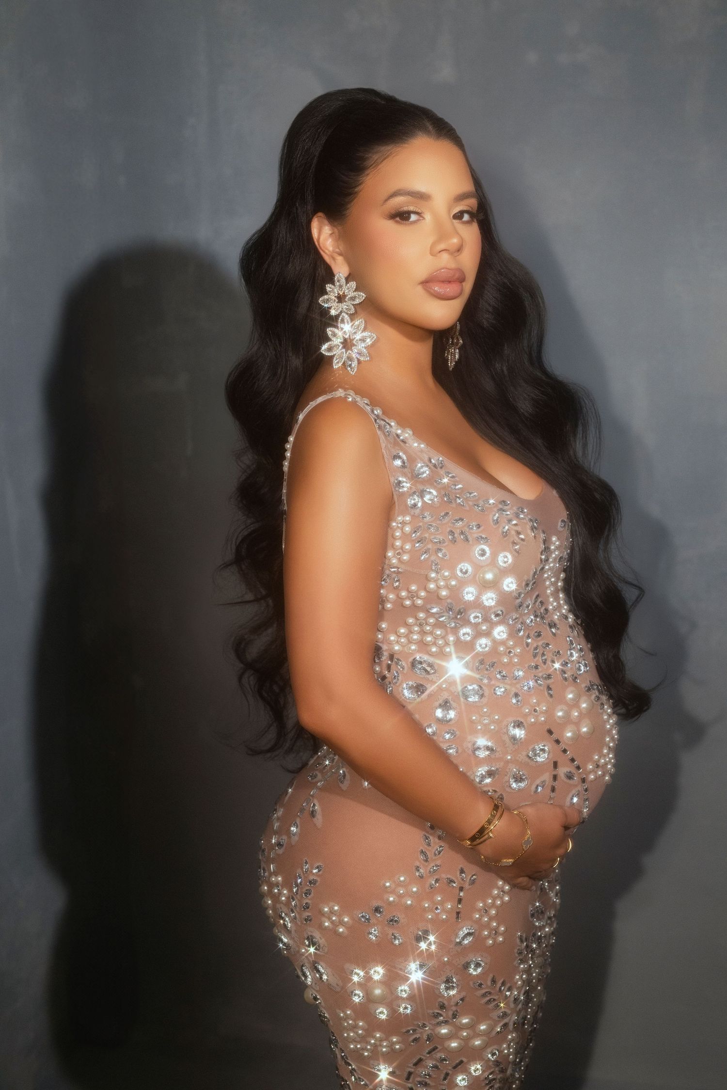 A photo of a pregnant woman