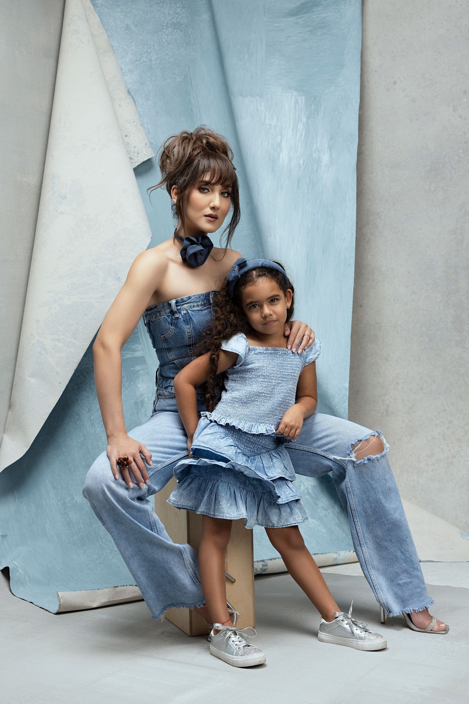 a photo of a woman and her daughter