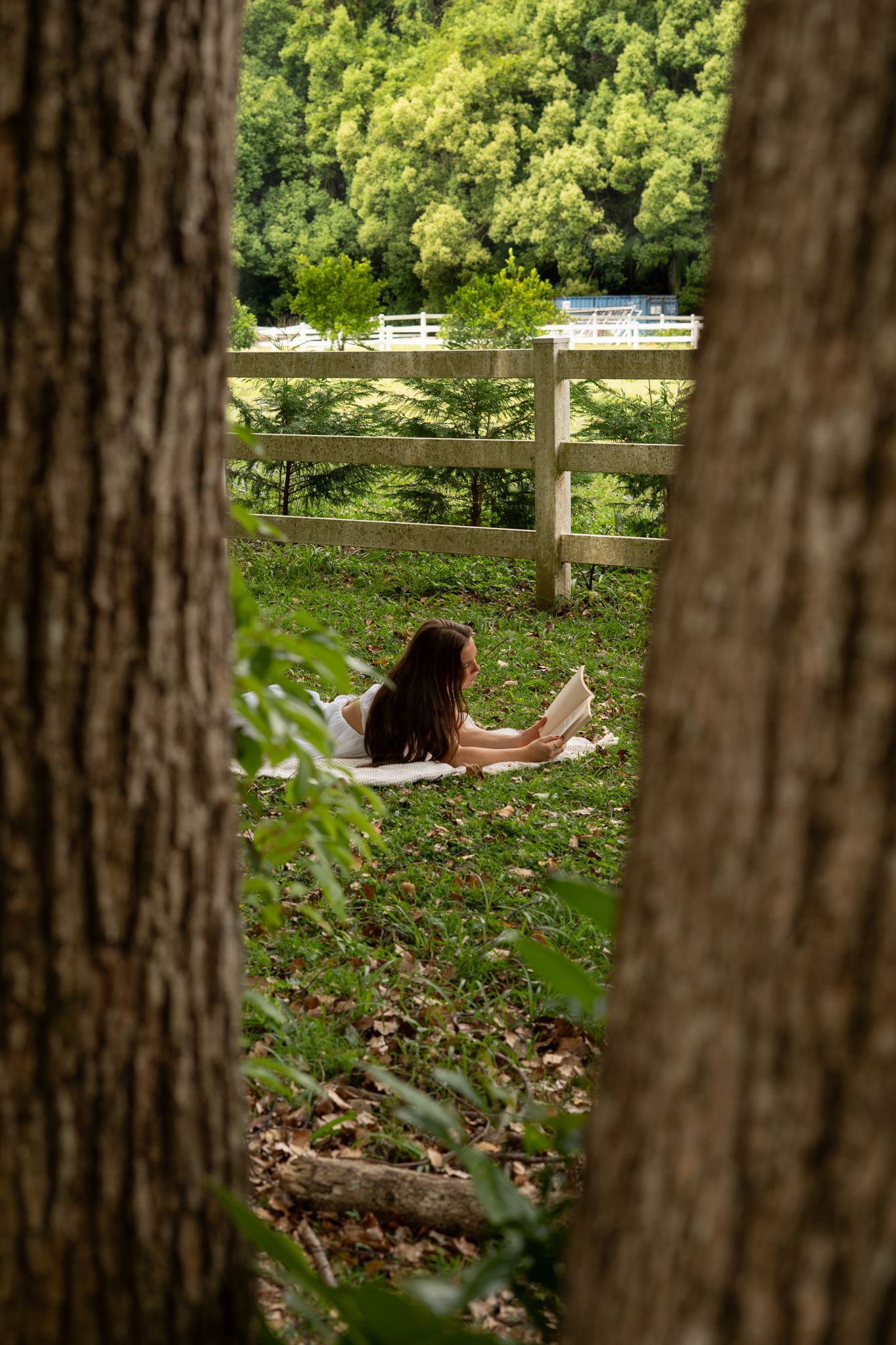 Creative portrait in lush green bushland setting — Photos by Bailey Rose Gold Coast