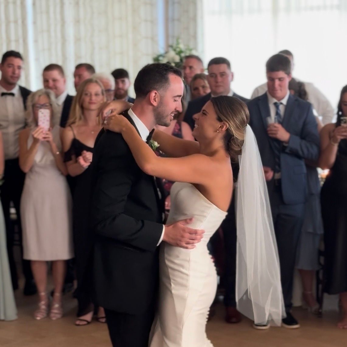 Wedding content creator capturing elegant coastal wedding moments at Beauport Hotel Gloucester in Massachusetts