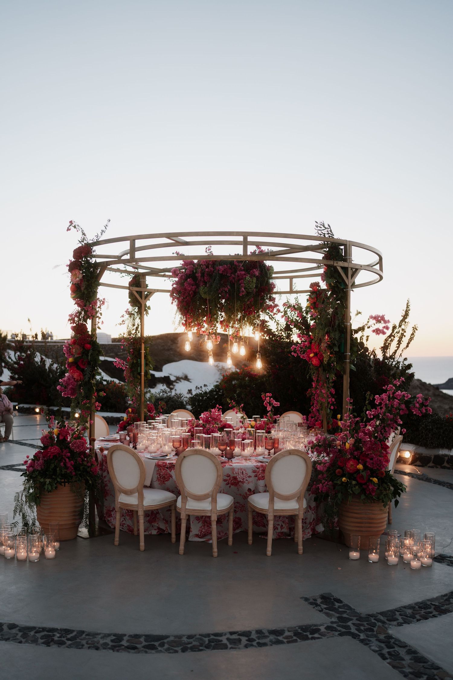 luxury santorini wedding photography caldera view bride groom sunset santorini photographer
