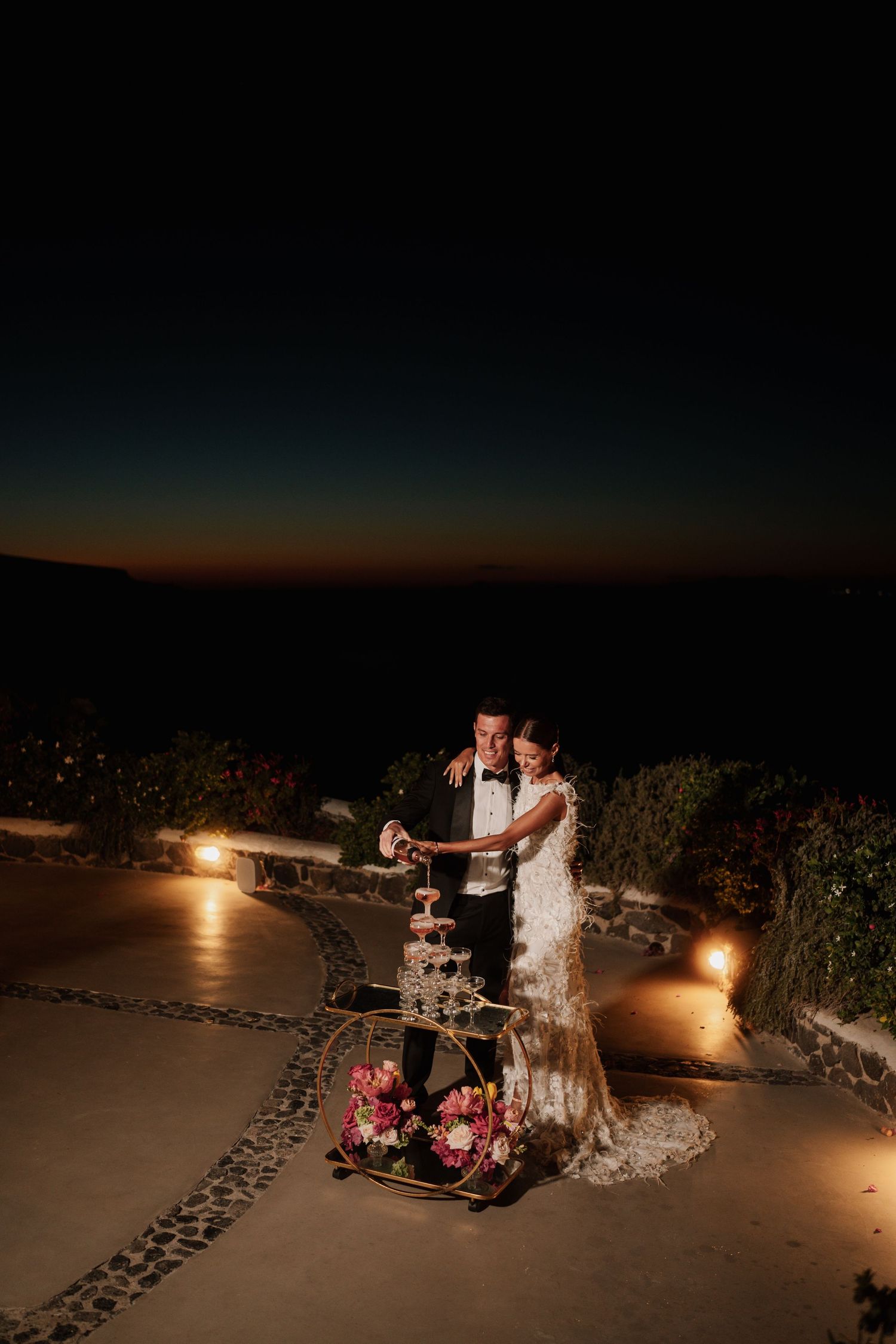 luxury santorini wedding photography caldera view bride groom golden hour santorini photographersantorini proposal photoshoot romantic cou