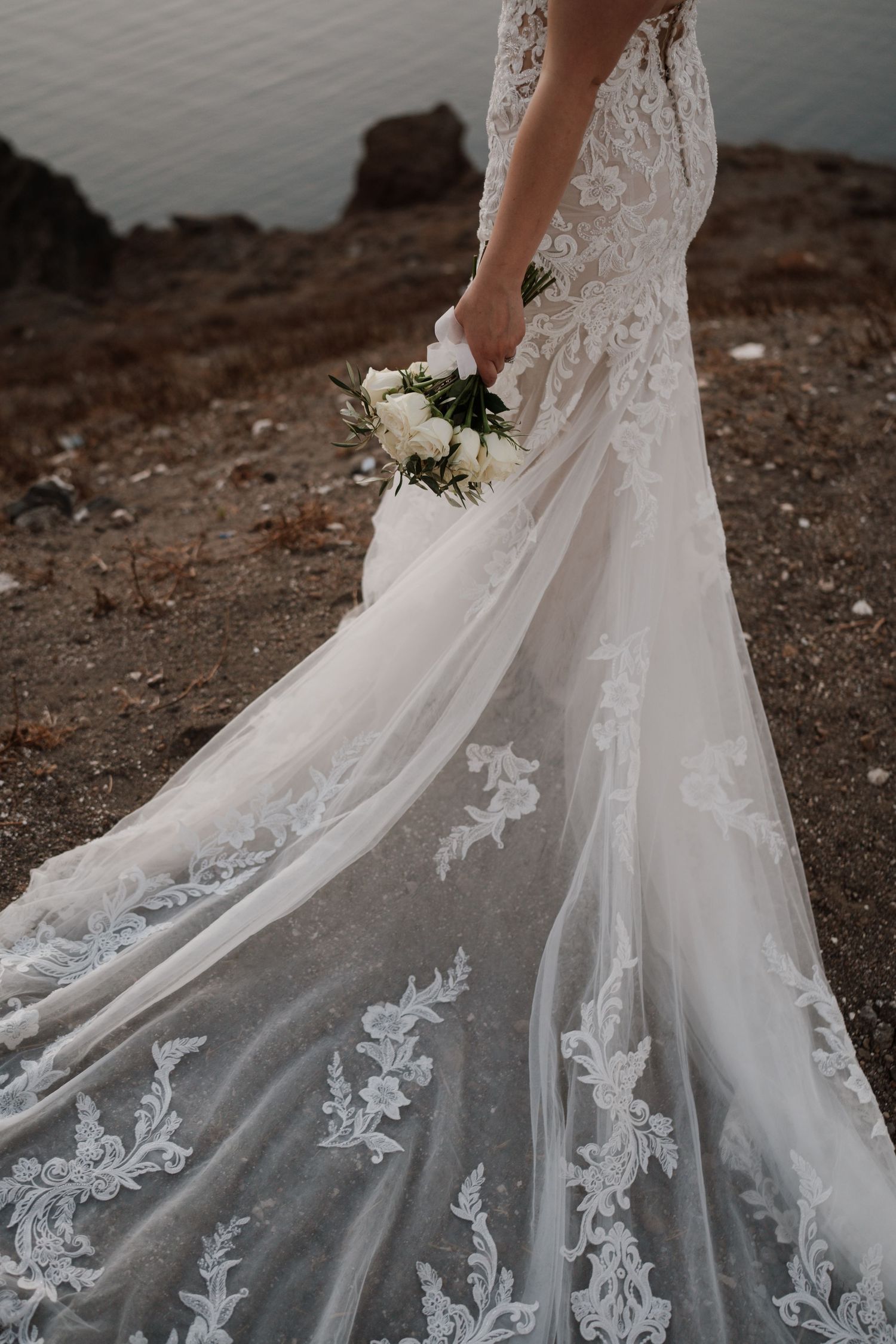 luxury santorini wedding photography caldera view bride groom sunset santorini photographer