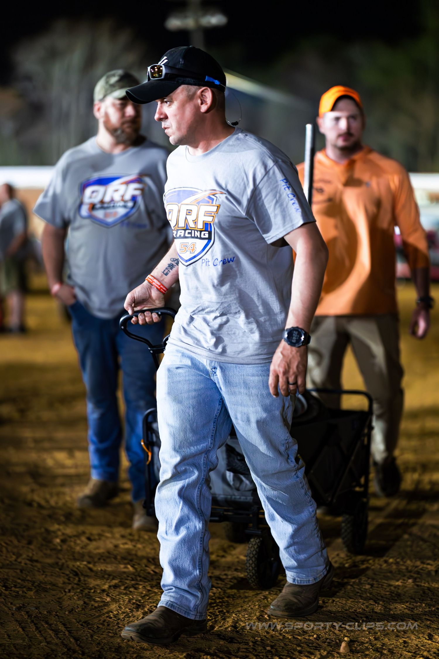 QRF Racing dirt track car at Potomac Speedway. High-speed motorsports action photography R&D by Fairfax-based Sporty-Clips Media.