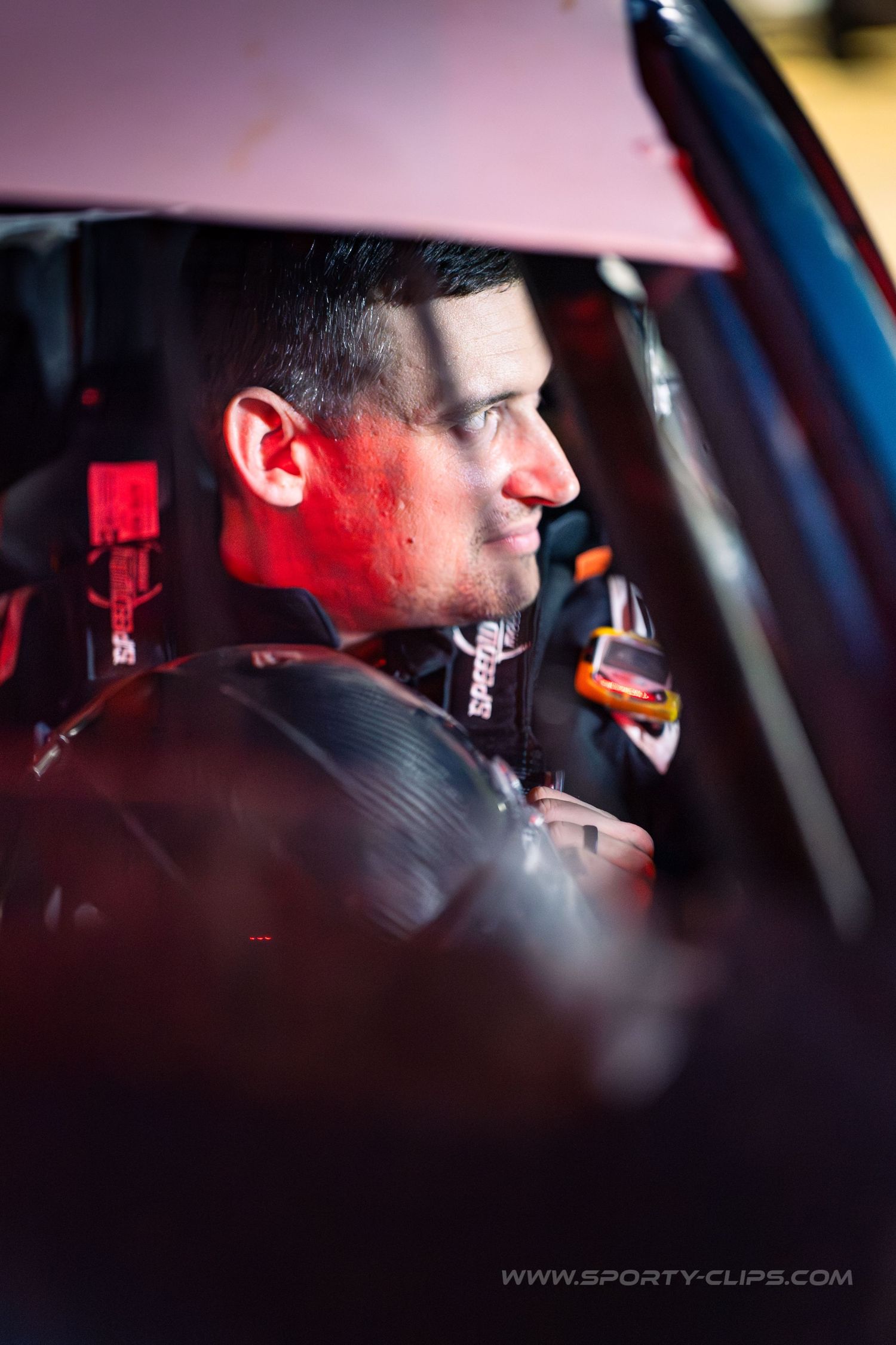 QRF Racing dirt track car at Potomac Speedway. High-speed motorsports action photography R&D by Fairfax-based Sporty-Clips Media.