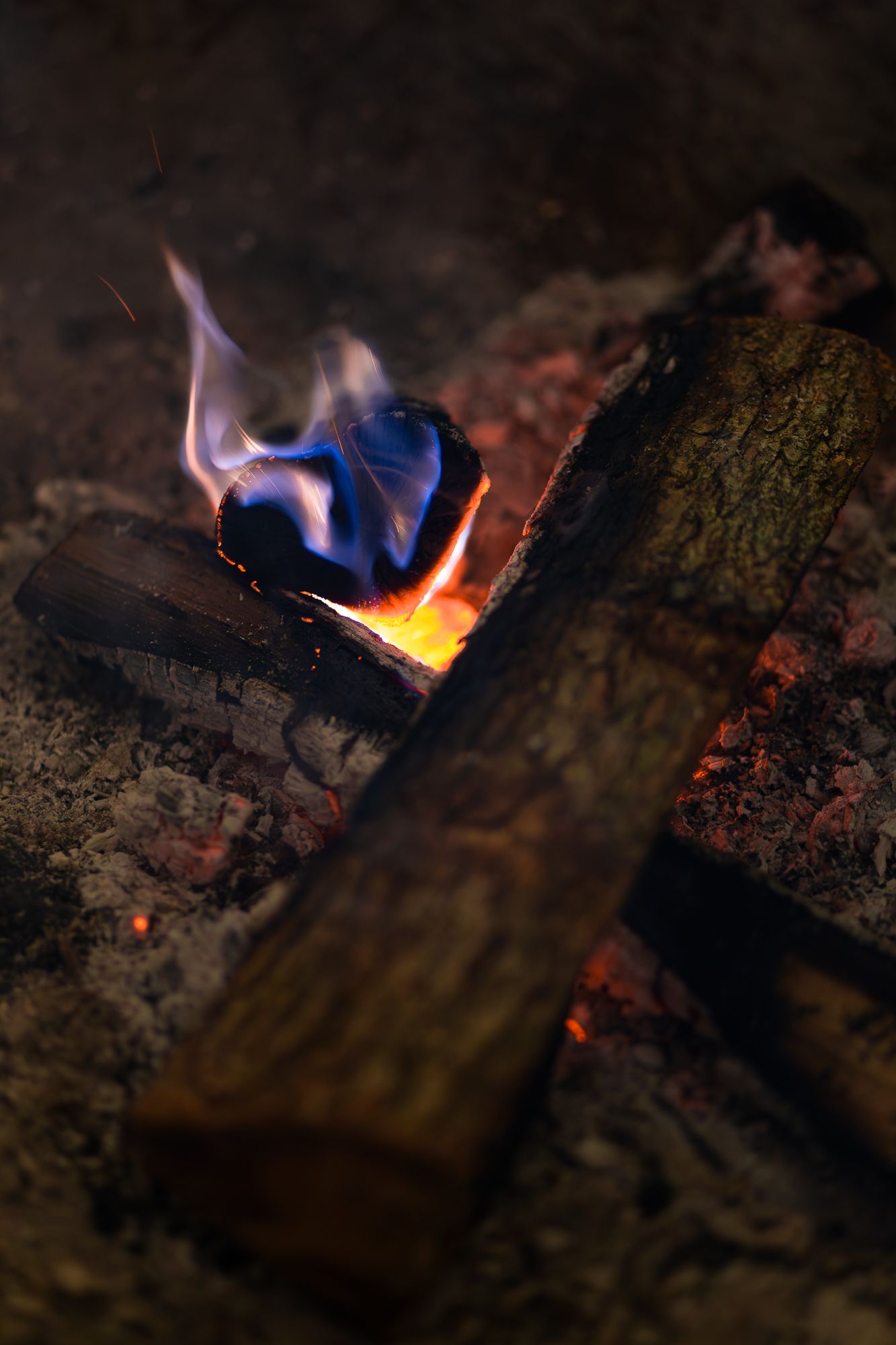 Coeur en flammes - BAC. photographie