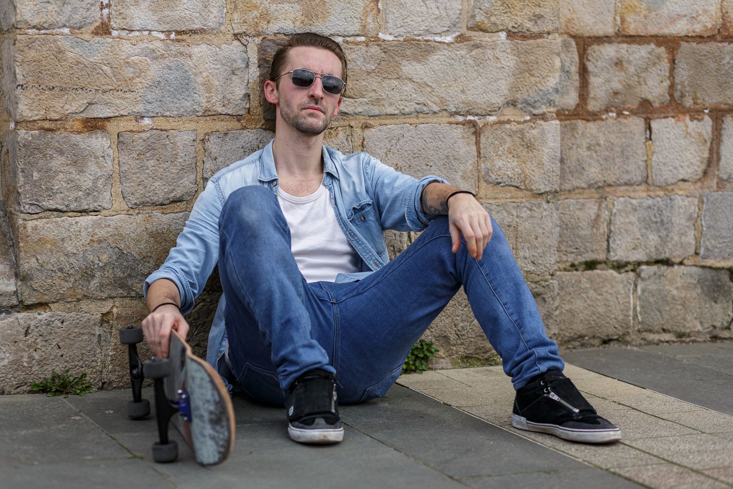 Portrait skater Aurélien - BAC. photographie