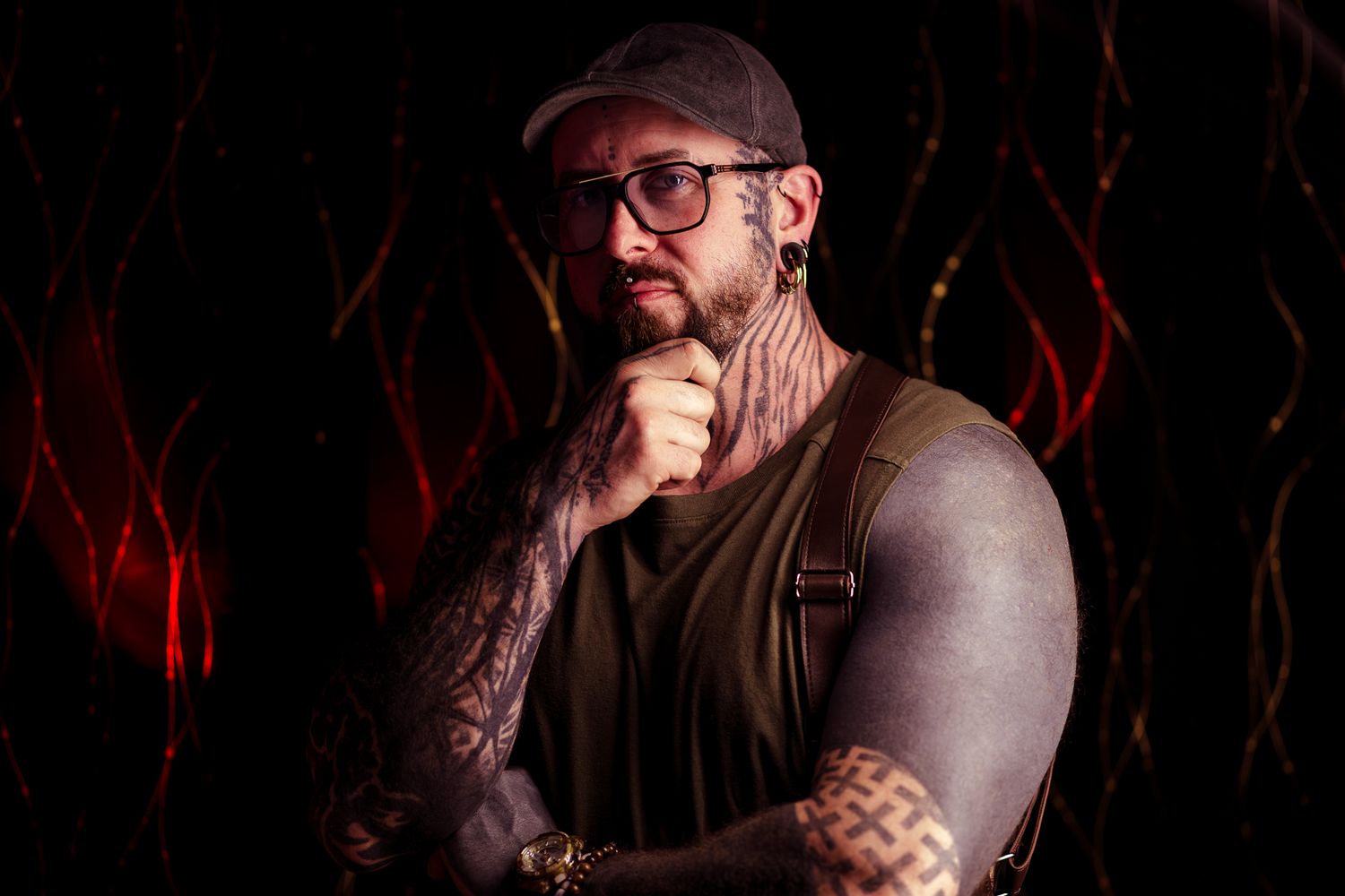 Portrait professionnel d'un tatoueur du Nord - BAC. photographie 2026