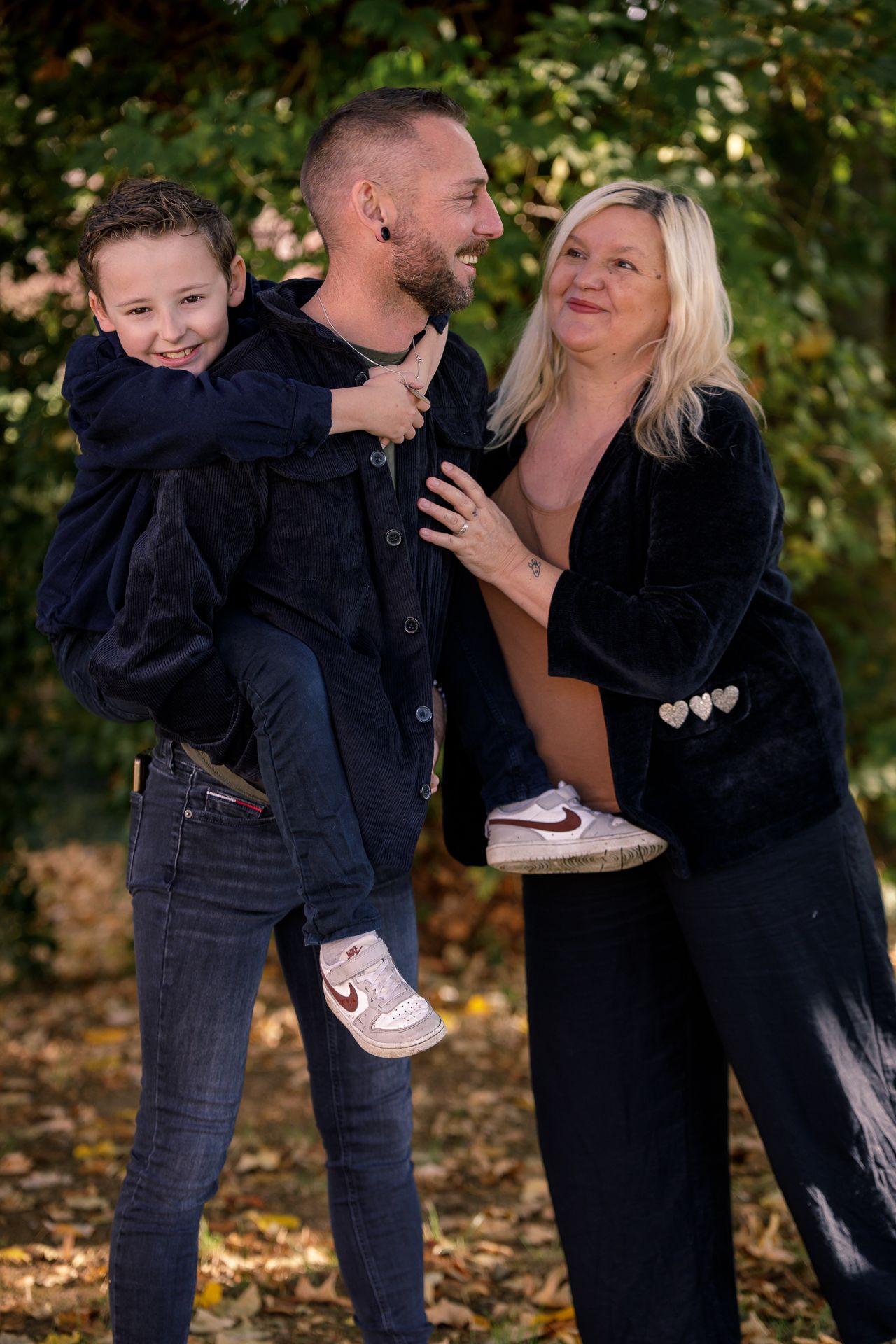 Séance photo de famille à Cambrai en automne