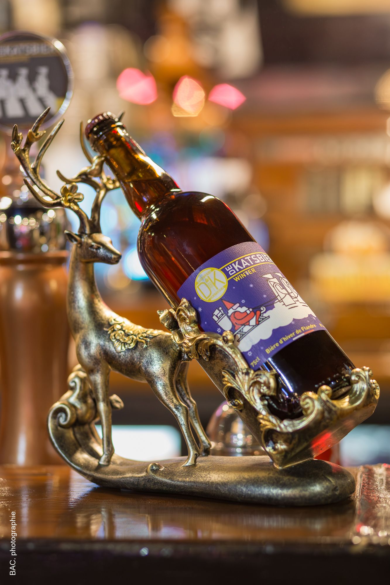 Photo bouteille de bière - BAC. photographie