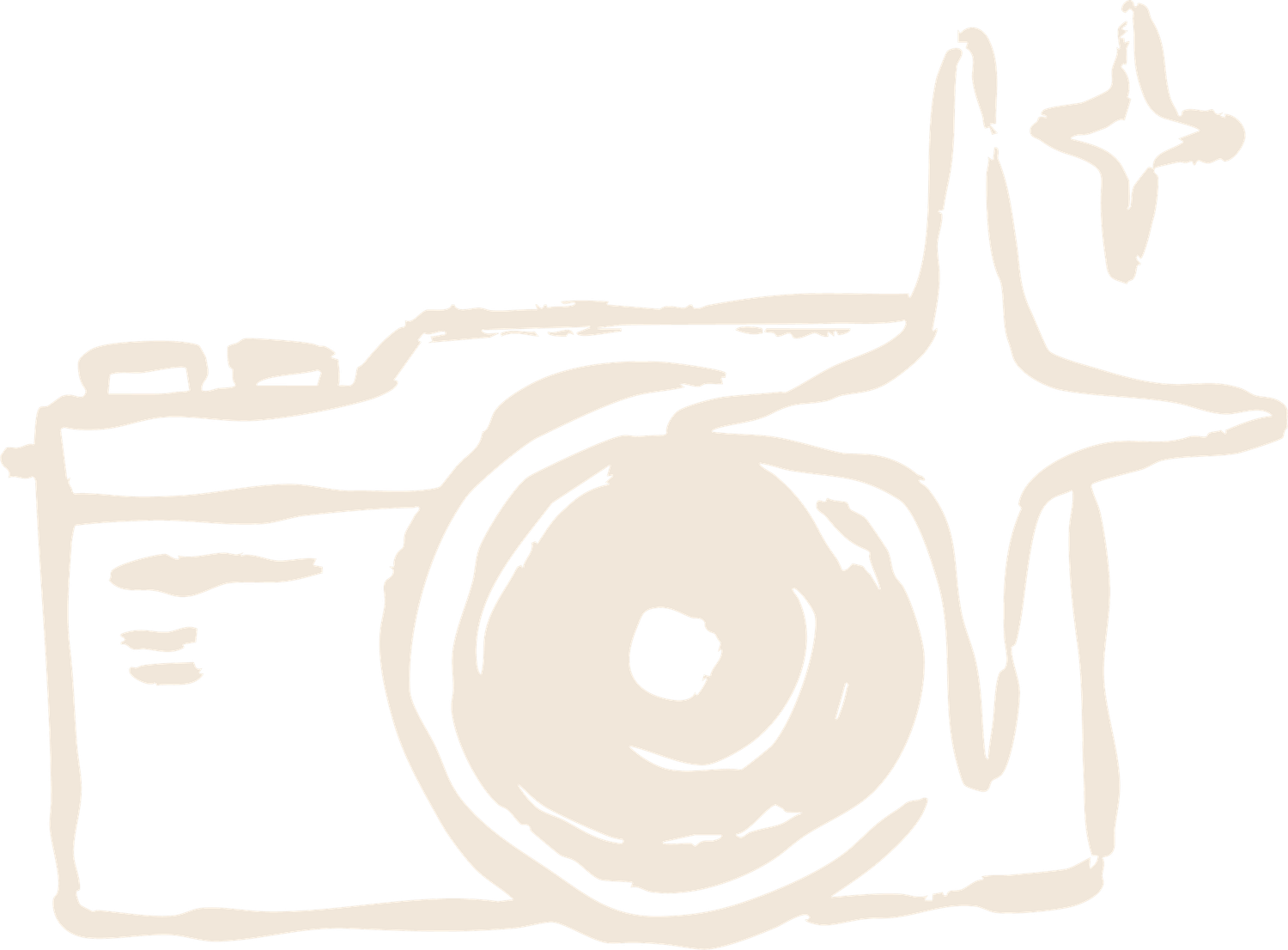Modern mirrorless camera, flash photography graphic