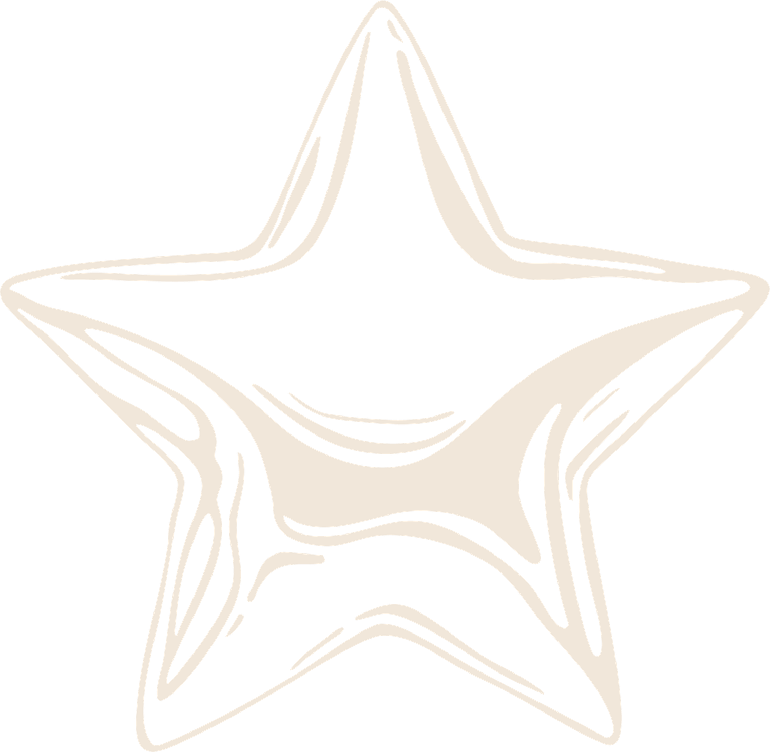 Soft white backdrop with delicate star-shaped patterns in light beige tones.